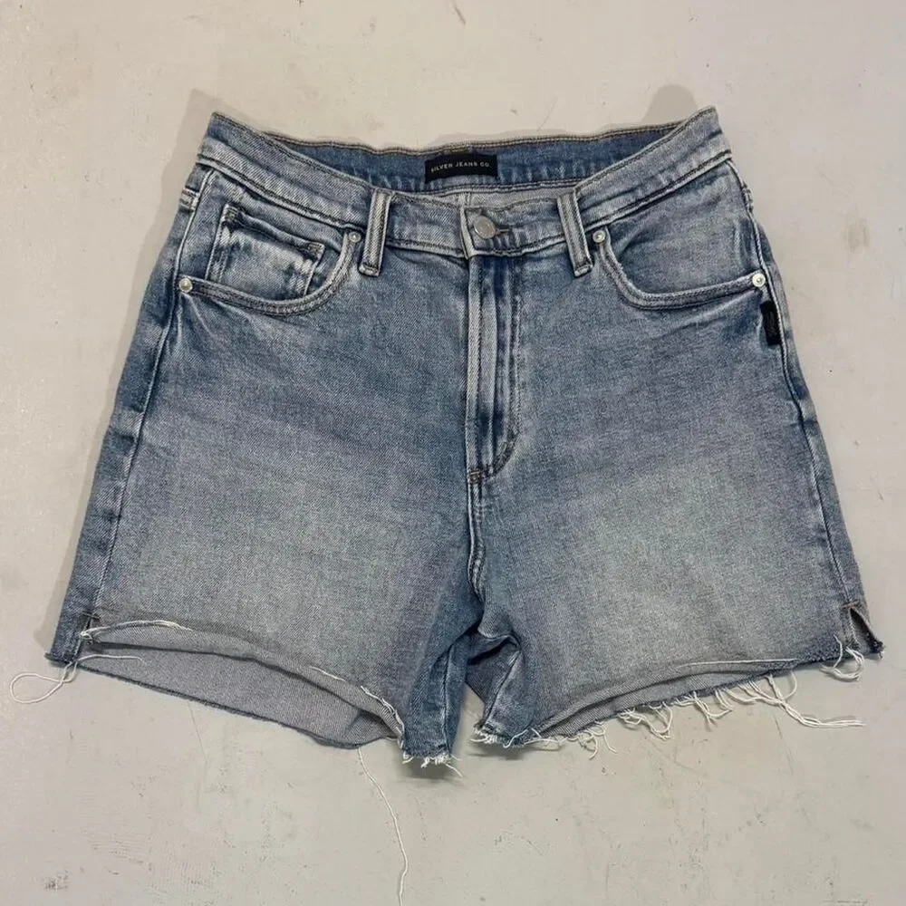 Silver-jeans-co Women's Blue Shorts